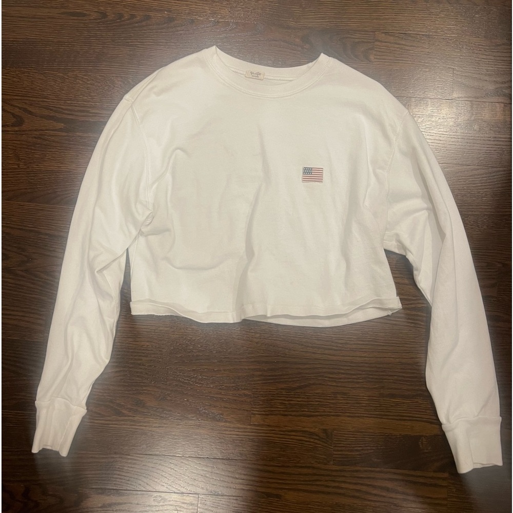 brandy melville vintage american flag sweatshirt 🇺🇸🇺🇸